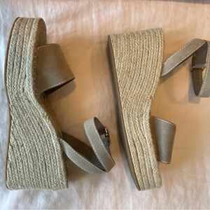 MANGO Wedge Espedrille Sandals